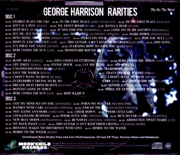 George Harrison/Unreleased Rare Studio Trax and more - Image 2