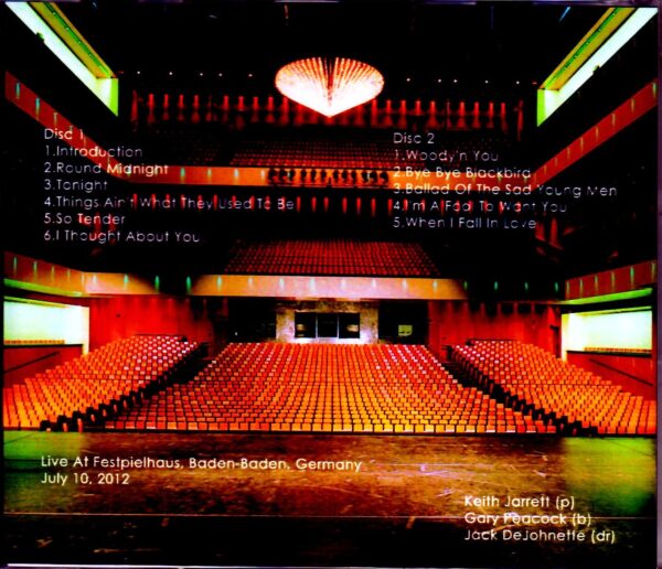 Keith Jarrett Trio/Germany 2012 - Image 2