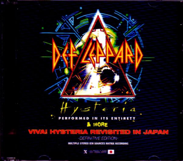 Def Leppard/Tokyo,Japan 2018 S & V IEM・MK4 Matrix Ver.