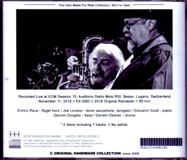 Enrico Rava Quintet, Joe Lovano/Switzerland 2018 - Image 2