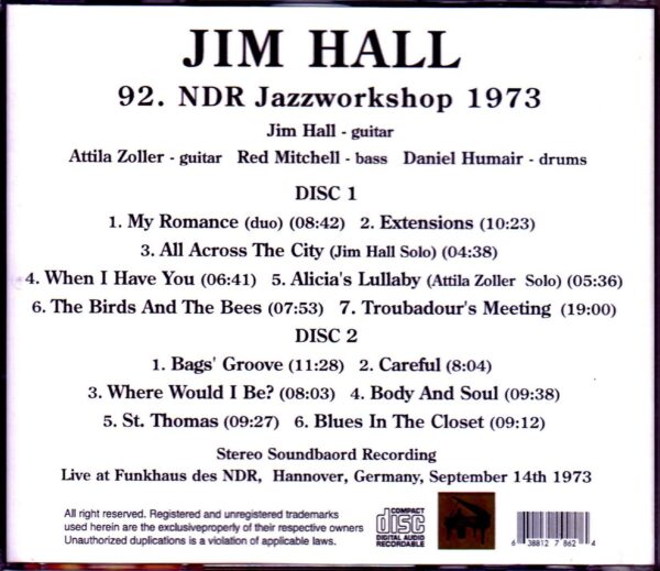 Jim Hall/Germany 1973 - Image 2
