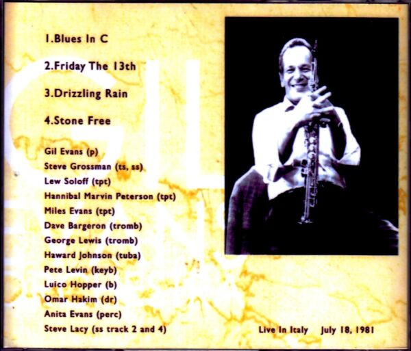 Gil Evans Orchestra/Italy 1981 - Image 2
