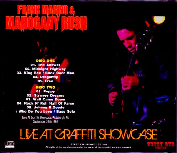 Frank Marino,Mahogany Rush/PA,USA 1991 - Image 2