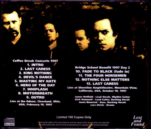 Metallica/Ohio,USA 1997 & more - Image 2