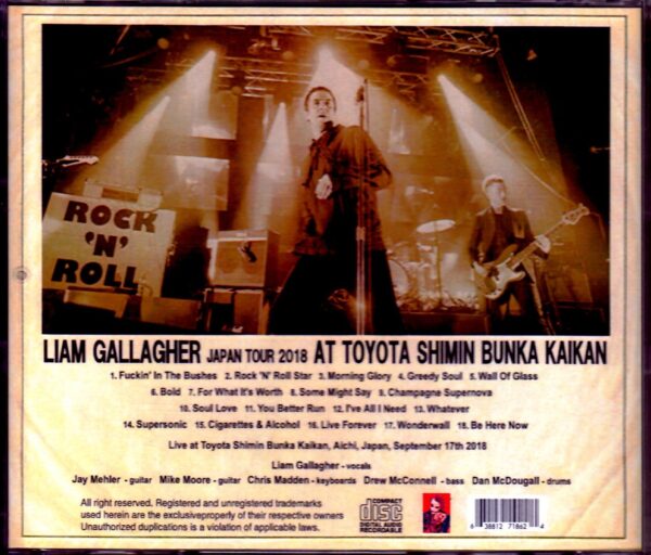 Liam Gallagher/Aichi,Japan 2018 - Image 2