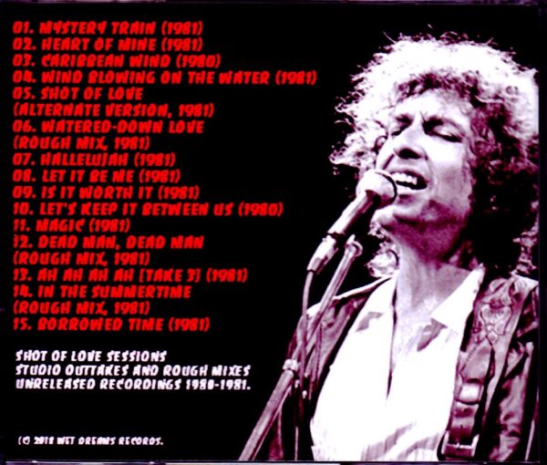 Bob Dylan/Shot of Love Studio Outtakes and Rough Mixes Unreleased 1980-1981 - Image 2