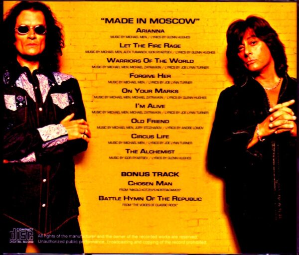 Joe Lynn Turner,Glenn Hughes/Made in Moscow & more - Image 2