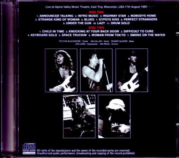 Deep Purple/WI, USA 1985 - Image 2