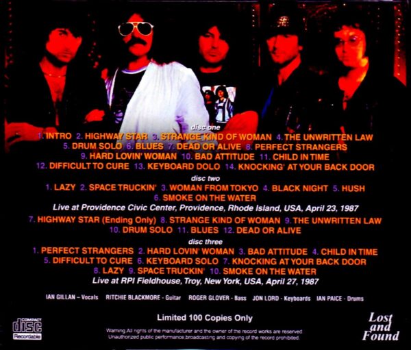 Deep Purple/RI, USA 1987 & more - Image 2