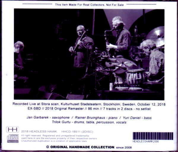 Jan Garbarek Group/Swede 2018 - Image 2