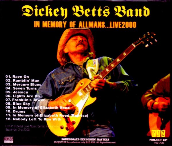 Dickey Betts Band/OH, USA 2000 - Image 2