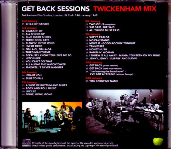 Beatles/Twickenham Film Studios, London, UK 2nd-14th January 1969 - Image 2