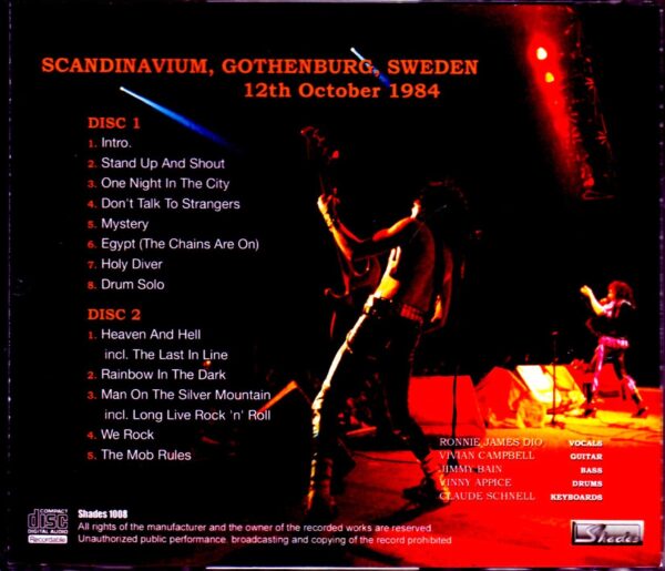 Dio/Sweden 1984 - Image 2