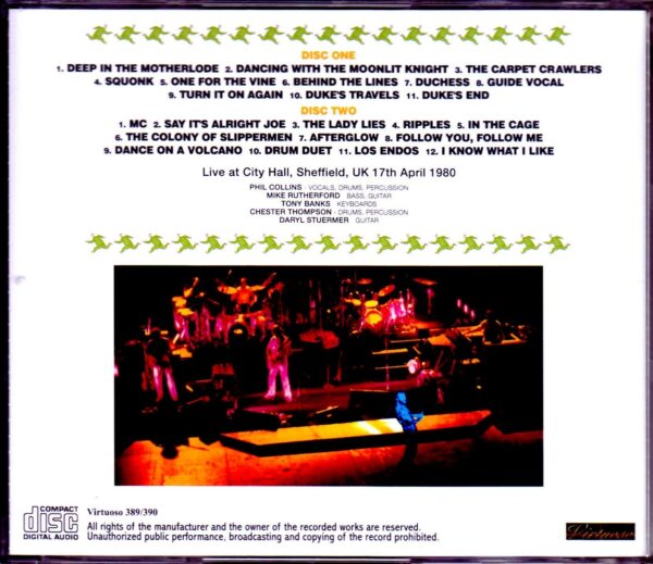 Genesis/Sheffield, UK 1980 - Image 2