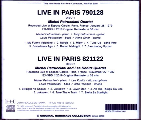 Michel Petrucciani/France 1979 & more - Image 2
