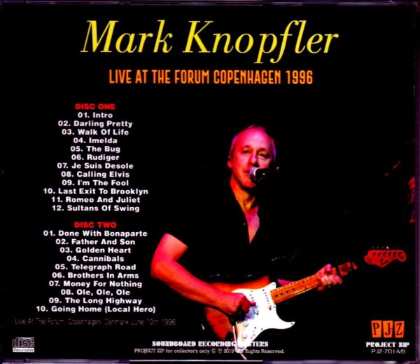 Mark Knopfler/Denmark 1996 - Image 2