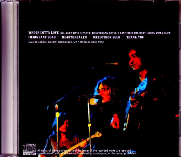 Led Zeppelin/Cardiff,UK 1672 - Image 2