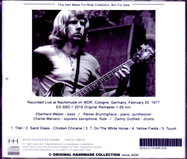 Eberhard Weber/Germany 1977 - Image 2