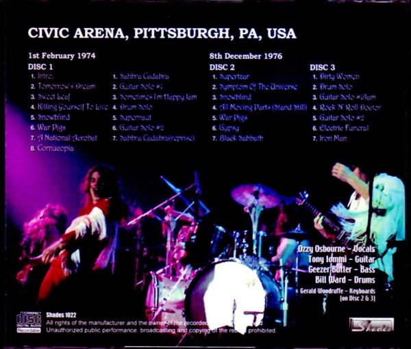 Black Sabbath/PA,USA 1976 Audience Collection - Image 2
