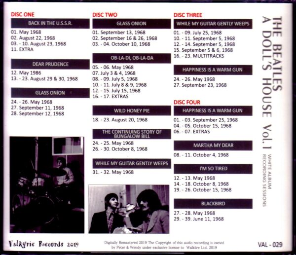 Beatles/White Album Recording Sessions Vol1. 1 - Image 2