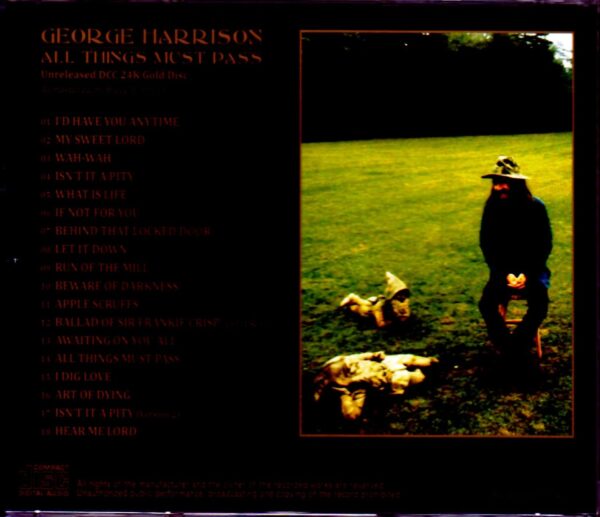 George Harrison/All Things Must Pass DCC Compact Classics Remastered - Image 2