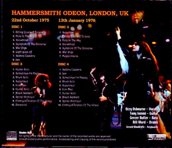Black Sabbath/London,UK 1975-1976 - Image 2