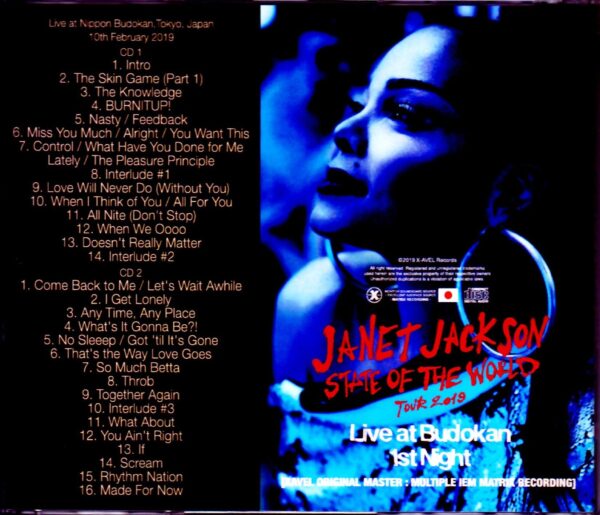Janet Jackson/Tokyo,Japan 2.10.2019 IEM Matrix Ver. - Image 2