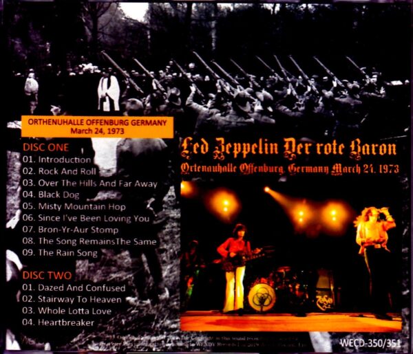 Led Zeppelin/Germany 3.24.1973 - Image 2
