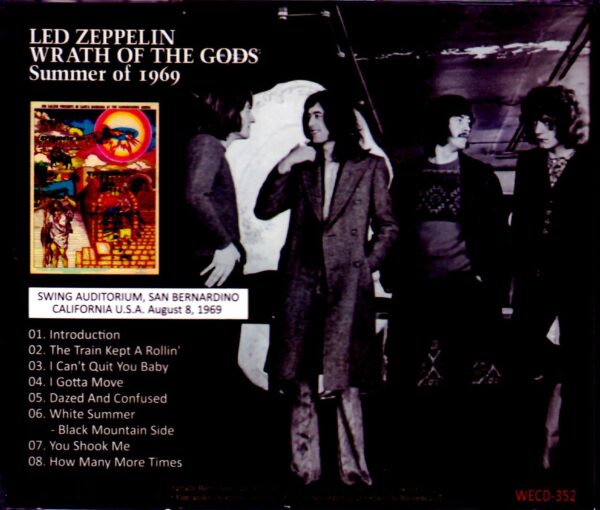 Led Zeppelin/CA,USA 8.8.1969 - Image 2