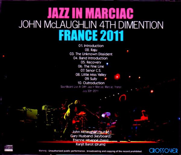 John McLaughlin 4th Dimention/France 2011 - Image 2