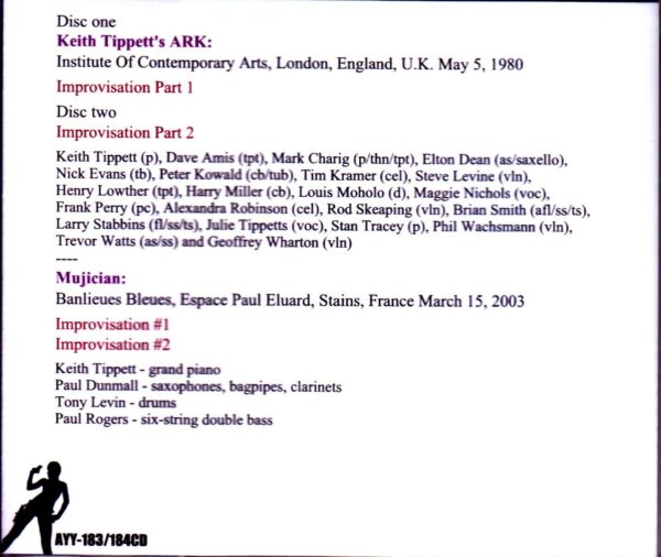Keith Tippett/England,UK 1980 & more - Image 2