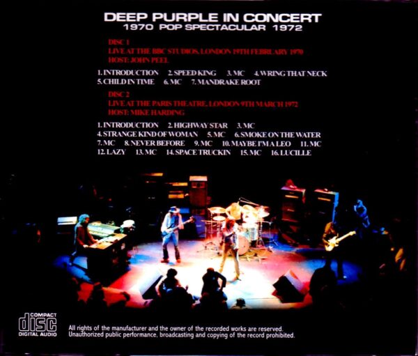 Deep Purple/London,UK 1970 & 1972 - Image 2
