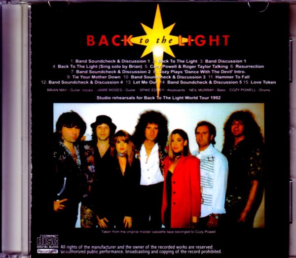 Brian May Band/Early Day Rehearsals England,UK 1992 - Image 2