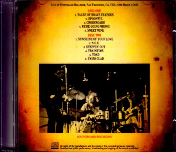 Cream/CA, USA 1968 - Image 2