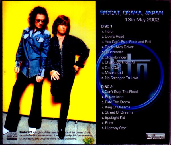 Glenn Hughes, Joe Lynn Turner/Osaka, Japan 2002 - Image 2