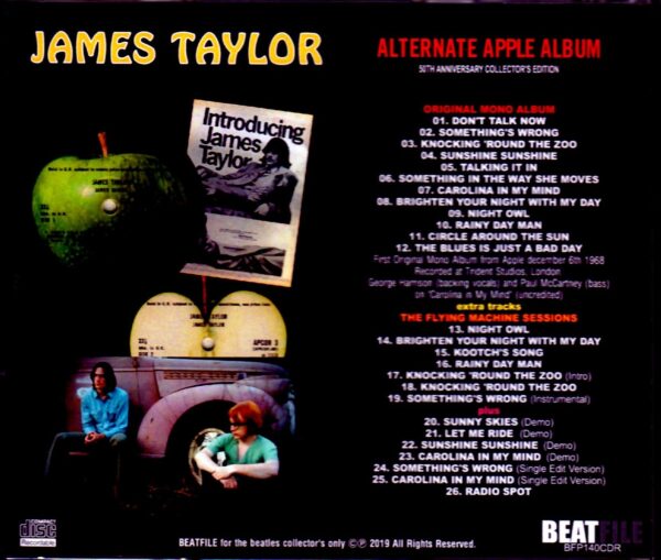James Taylor/Original Mono Album & Sessions - Image 2