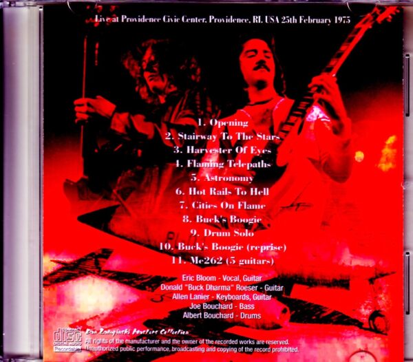 B.O.C. Blue Oyster Cult/RI, USA 1974 - Image 2