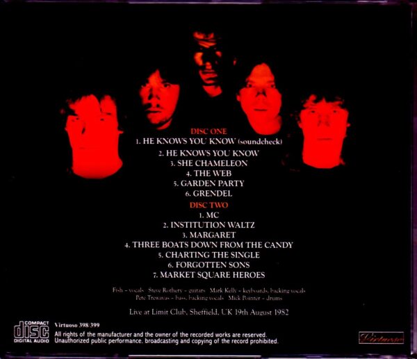 Marillion/UK 1982 & SC - Image 2