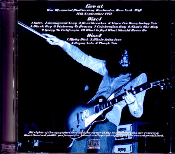 Led Zeppelin/NY,USA 1971 L Digital AUD - Image 2