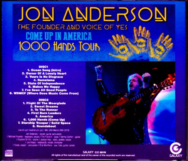 Jon Anderson/MA,USA 2019 - Image 2