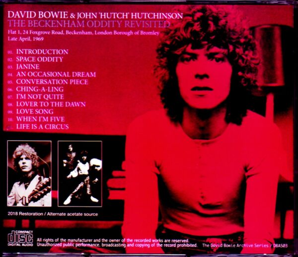 David Bowie/The 1969 Foxgrove Road Tape Huge Upgrade - Image 2