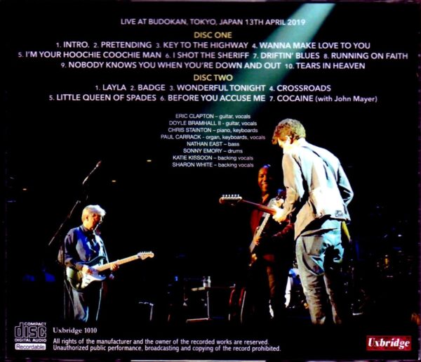 Eric Clapton/Tokyo,Japan 4.13.2019 - Image 2