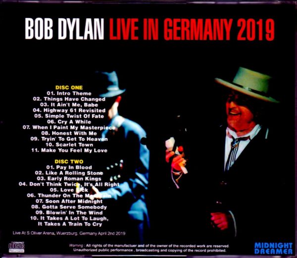 Bob Dylan/Germany 2019 - Image 2