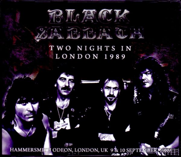 Black Sabbath/London,UK 1989 2 Days Complete