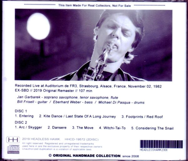 Jan Garbarek Quartet/France 1982 - Image 2