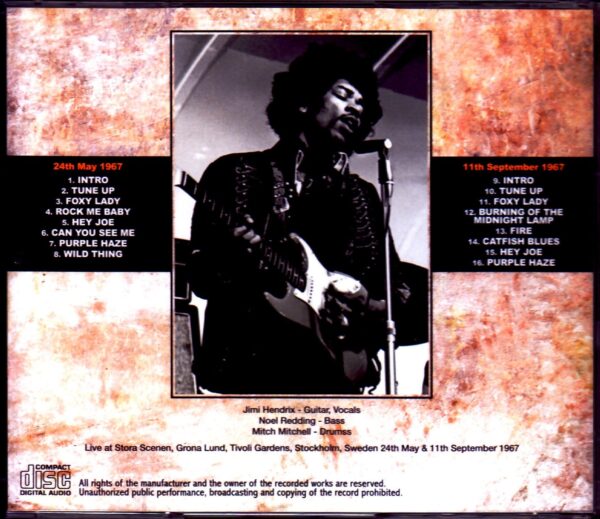 Jimi Hendrix/Sweden 1967 2 Days Remaster - Image 2