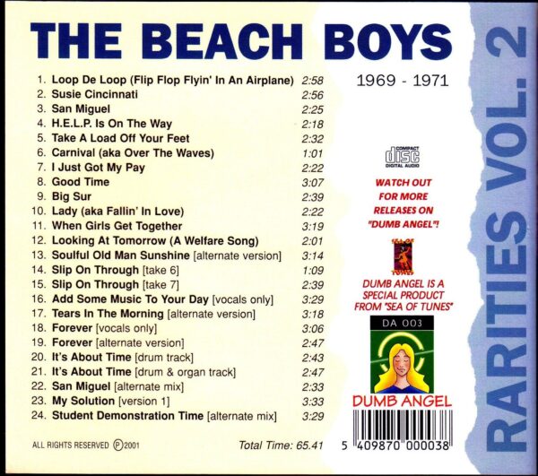 Beach Boys/Rarities 1969-1971 - Image 2
