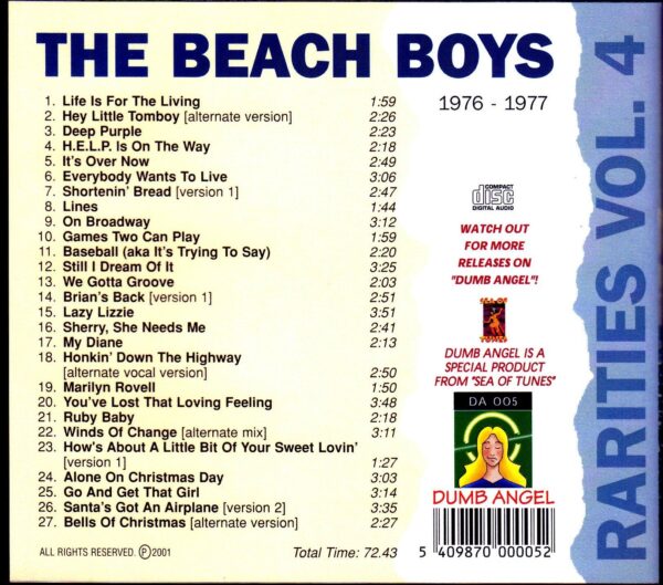 Beach Boys/Rarities 1976-1977 - Image 2
