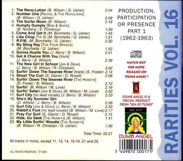 Brian Wilson/Rarities 1962-1963 - Image 2