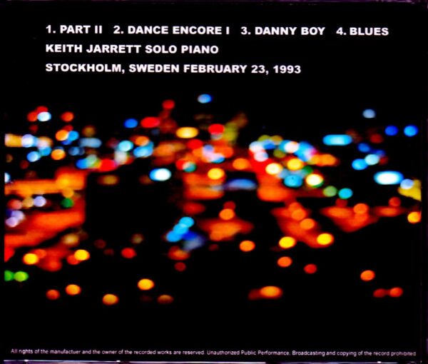 Keith Jarrett/Sweden 1993 - Image 2